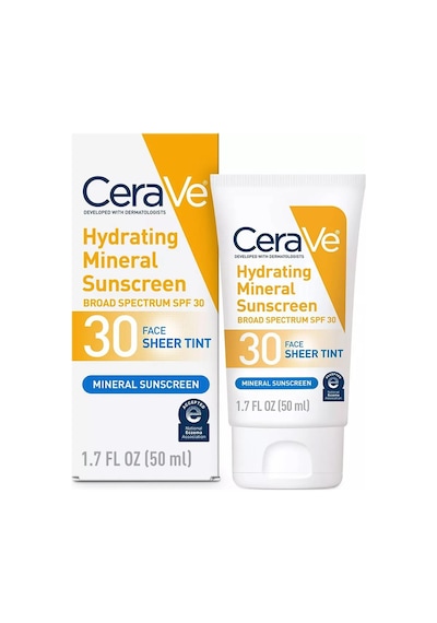 Cerave Nemlendirici Mineral Sheer Tint Yüz Güneş Kremi SPF30 50 ML