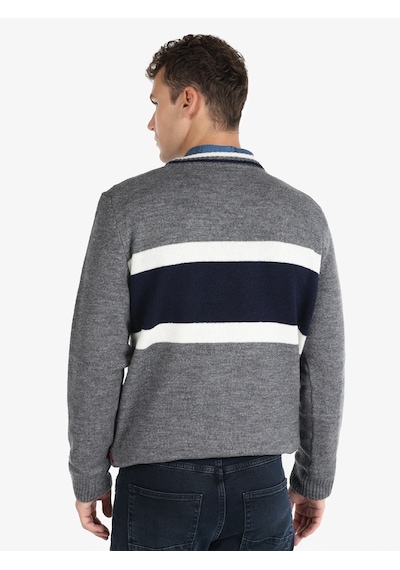 Colin's Colins Regular Fit Baskılı Hooded Gri Erkek Kazak Cl1065913 Gri Melanj Colin's Colins Regular Fit Baskılı Hooded Gri Erkek Kazak Cl1065913 Gri Melanj