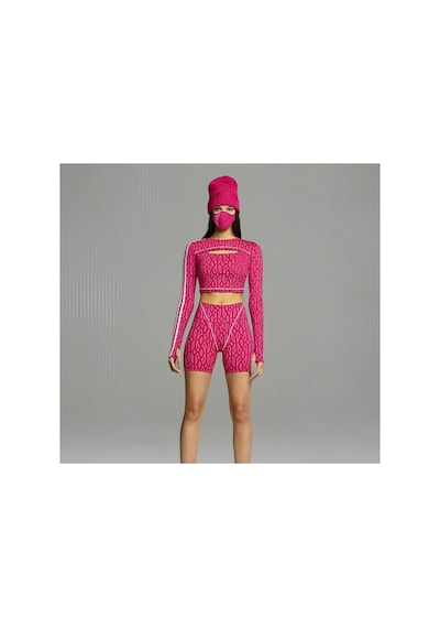 Adidas X Beyonce Ivy Park Monogram Short Koyu Pembe Koyu Pembe