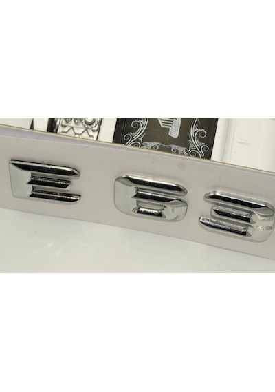 Benz E63 Bagaj Krom Metal 3M 3D Yazı Logo