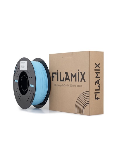 Filamix Pla Mat Buz Mavisi Filament 1.75mm 1kg Mat Yüzey
