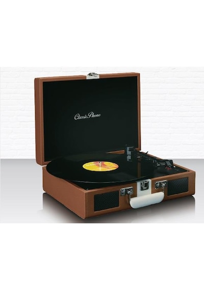 Lenco Classic Phono Tt-120 Hoparlörlü Şarjlı Bluetoothlu Pikap Pl
