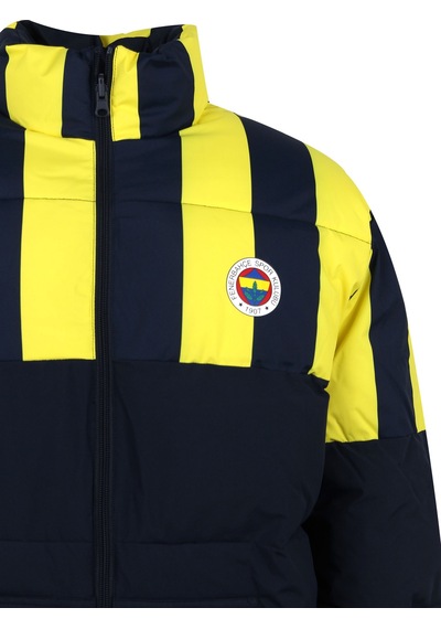 Fenerbahçe Çocuk Çubuklu Mont Fb Fb Laci Yeni Sarı - Lacivert