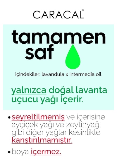 Caracal Saf Lavanta Uçucu Yağı Doğal Lavanta Yağı 30 ML