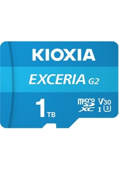 Kioxia LMEX2L001TG2 Exceria G2 1 TB Micro SD V30 4K Hafıza Kartı