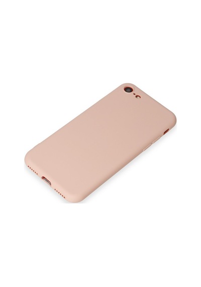 Apple iPhone Uyumlu 7 Kılıf First Silikon - Pudra Bzsxx00 1