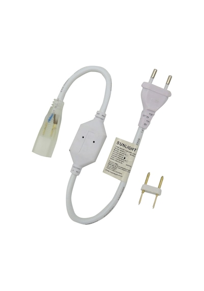 Sunlight 3 Çip Dış Mekan Hortum Şerit Led Işık Fişi 220 Volt