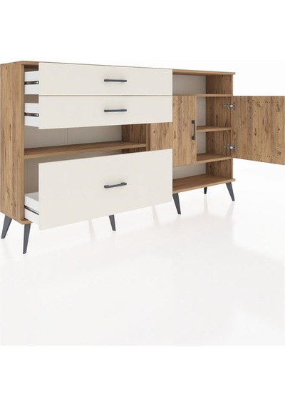 Arges Konsol 4 Raflı 3 Çekmeceli 2 Kapaklı 176x30x99 Çam-çam/ayta Çam-çam/aytaşı Arges Konsol 4 Raflı 3 Çekmeceli 2 Kapaklı 176x30x99 Çam-çam/ayta Çam-çam/aytaşı