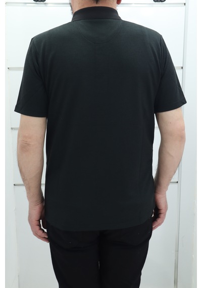 Becces Dmctekstil Erkek 002 Çizgili Klasik Kesim Rahat Kalıp Tek Cepli Polo Yaka T-shirt Haki Becces Dmctekstil Erkek 002 Çizgili Klasik Kesim Rahat Kalıp Tek Cepli Polo Yaka T-shirt Haki