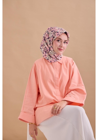 Silk Home Twill İpek Eşarp 11477-16 Küf Yeşili, Ekru, Pembe, Gri, Mor