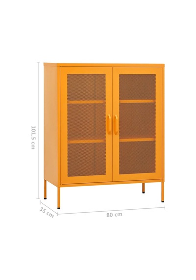 Tr Hardal Sarısı Çelik Dolap, 80 X 35 X 101,5 Cm, Sağlam Metal, Ayarlanabilir Raflar, Ev Ofisi Ve Endüstriyel Mobil Genel Tr Hardal Sarısı Çelik Dolap, 80 X 35 X 101,5 Cm, Sağlam Metal, Ayarlanabilir Raflar, Ev Ofisi Ve Endüstriyel Mobil Genel