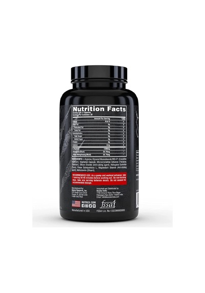 Nutrex Research Nıox Extreme Pump Arginine 120 Caps Muscles Build