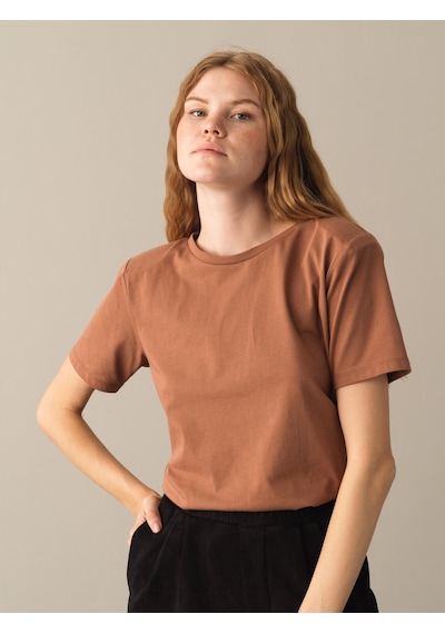 Xint Camel Regular Fit Bisiklet Yaka Pamuk Tişört 602269