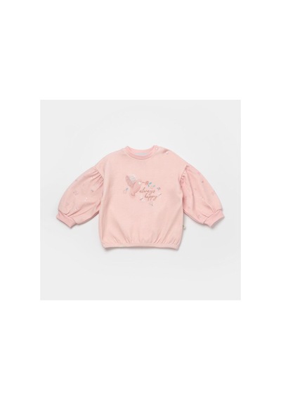Biorganic Always Happy Bebek Sweat 57917 Açık Pembe