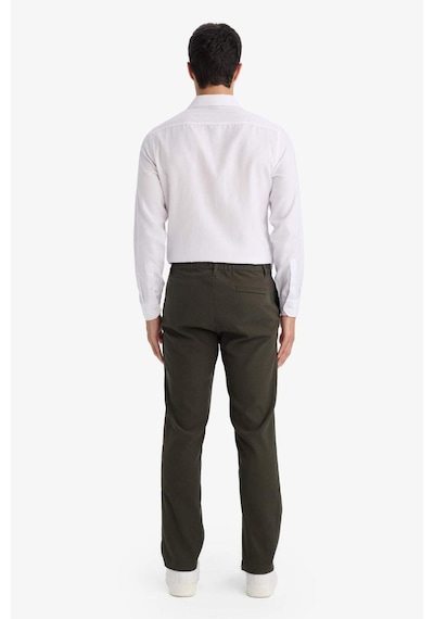 Defacto Erkek Pamuklu Smart-casual Pantolon G1076ax26spkh244 Haki-kh244
