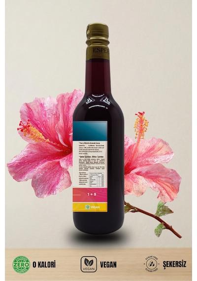 Berry Hibiskus Şekersiz Meyve Kokteyli Konsantresi 750 Ml - 1:5