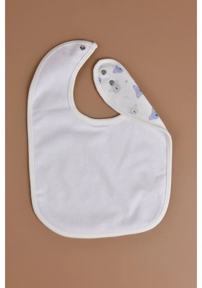 E&f Store Erkek Bebek 3'lü Sıvı Geçirmez Mama Önlüğü Seti - Model 1 Çok Renkli
