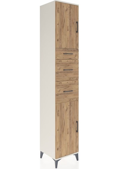 Hyperion Dolap 3 Raflı 3 Çekmeceli 2 Kapaklı 44x44x243 Aytaşı... Aytaşı