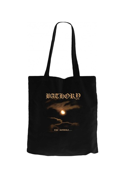 Bathory the Return Siyah Kanvas Bez Çanta Siyah