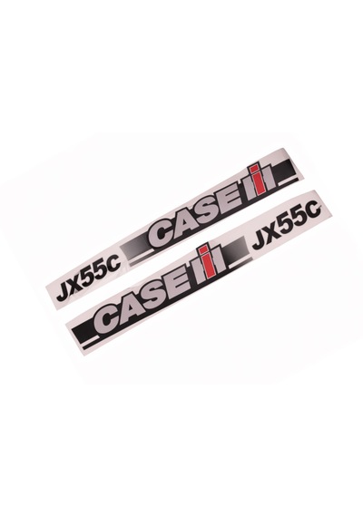 Case Jx55c Yan Yazı Takımı Kaporta Etiketi Sağ - Sol Kaput Sticker Seti