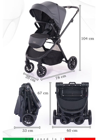Prego Venüs Premium Travel Sistem UV Tenteli Travel Sistem Bebek Arabası