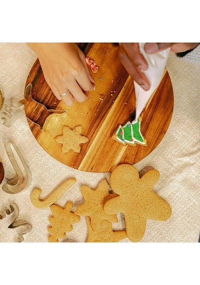 Yılbaşı Noel Christmas Kurabiye Kesici 10'lu Set New Year Goldcakes