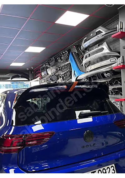 Golf 8 R Line Spoıler Plastik Parlak Siyah