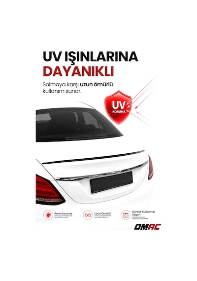 Opel Astra J 2010-2015 Arası Uyumlu Araca Özel Bagaj Spoileri Piano Siyah 1 Parça