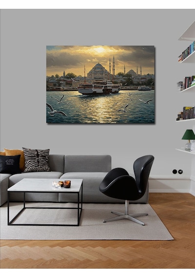 Kanvas Tablo İstanbul Un Gün Batımı