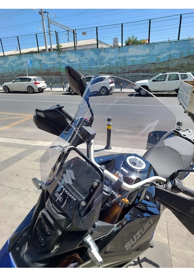 Suzuki Vstrom 800 De Uzun Ön Cam Açık Füme 47cm 4mm Zeus Vstrom800
