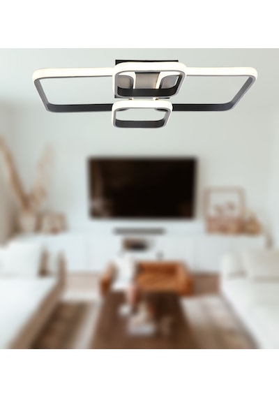 Tt500-4-sy Tt Aydınlatma Beyaz Işık Mat Siyah 4 Lü Led Avize Siyah
