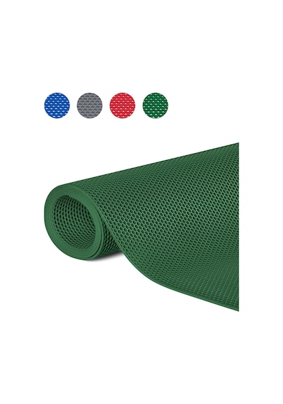 Kaydırmaz Bal Petek Paspas 120cmx15metre Yeşil Pvc Z Mat Pas Pas İç Dış Mekan Yolluk Islak Zemin Halısı Yeşil