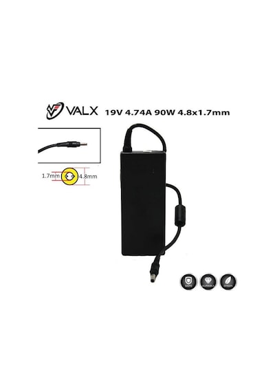 Valx La-19047 19Volt 4.74A 90W 4.8X1.7 MM Notebook Adaptör