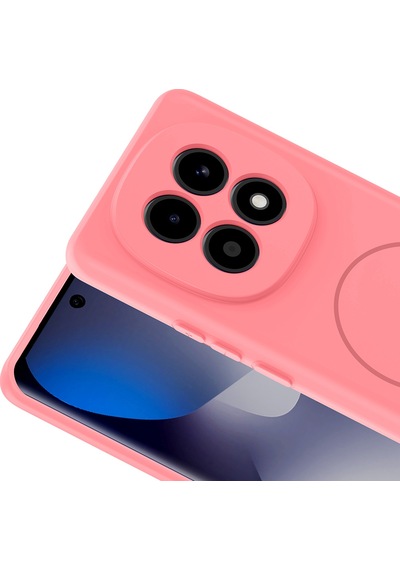 Maks Technology Redmi Note 15 4g Kılıf M-safe Şarj Özellikli Mkst Meta Kapak - Mürdüm