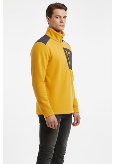 Helly Hansen Erkek Block Polar Sweatshirt Sarı