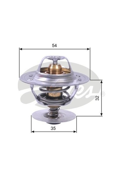 GATES TH11287G1 TERMOSTAT A3 A4 A6BORA CADDY 2 GOLF JETTA 2- PASS