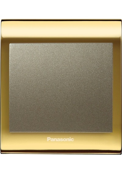 Viko Panasonic Thea Blu Tekli Anahtar Çerçeve Gold+dore, Kapak Dore