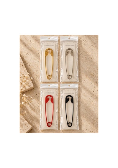 Çengelli İğne Saç Tokası 14cm Çok Renkli - 945490956 Çok Renkli