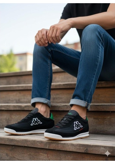 Kappa Merdane Black Spor Ayakkabı Seibo Kp-1041m Siyah