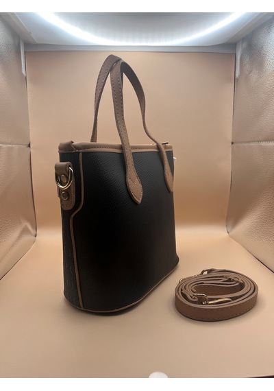 Just Polo Jp4108 Kadın El Ve Omuz Çantası Yeni Sezon Boy 18 Cm En 21 Cm Ozt4108 Sıyah Taba Siyah - Taba