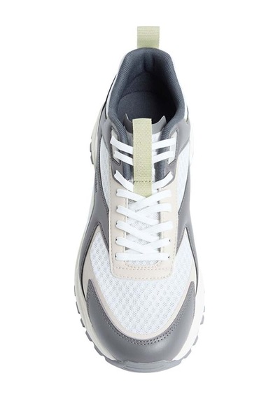 Calvin Klein Jeans Hıke Runner Laceup Strıp Logolu Erkek Sneaker Beyaz/gri Hm0hm021540k0 Çok Renkli Calvin Klein Jeans Hıke Runner Laceup Strıp Logolu Erkek Sneaker Beyaz/gri Hm0hm021540k0 Çok Renkli