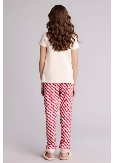 Defacto Regular Fıt 2li Pijama Takımı Kız Çocuk H0151a826sper103 Ekru-er103 Defacto Regular Fıt 2li Pijama Takımı Kız Çocuk H0151a826sper103 Ekru-er103