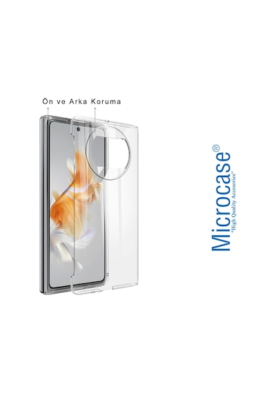 Microcase Huawei Mate X3 Sert Kristal Kapak Kılıf - Şeffaf Al3157 Microcase Huawei Mate X3 Sert Kristal Kapak Kılıf - Şeffaf Al3157