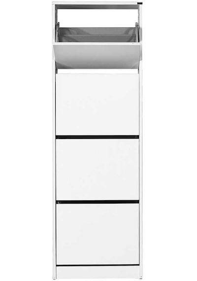 Flat Duo 4 Katlı Ayakkabılık Dolabı - Beyaz