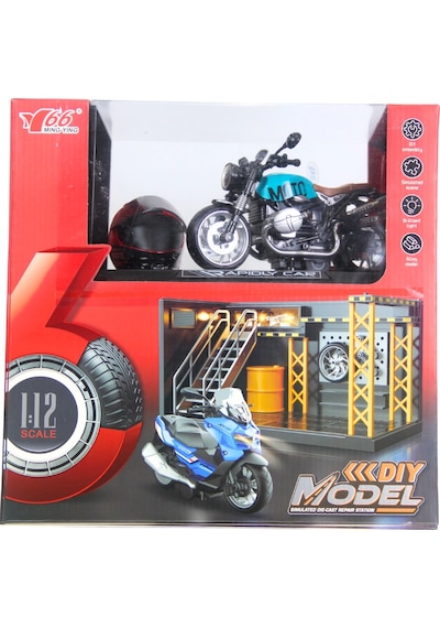 1/12 Motosiklet Latte Pb 3r Sesli Ve Işıklı