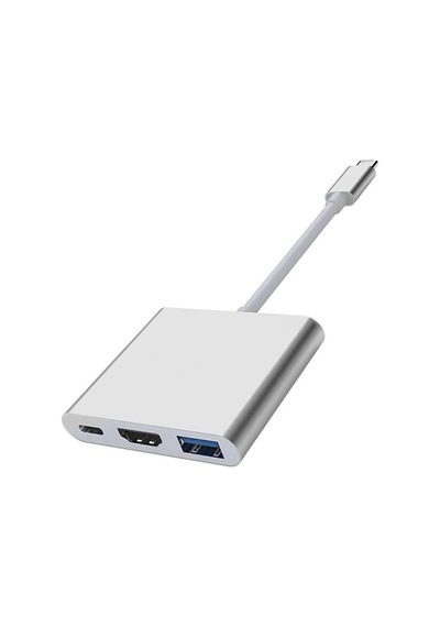 Type-c Hub Çoklayıcı Pd 100w Hdmı 4k/60hz Usb 3.0 Dönüştürücü Adaptör Kablo