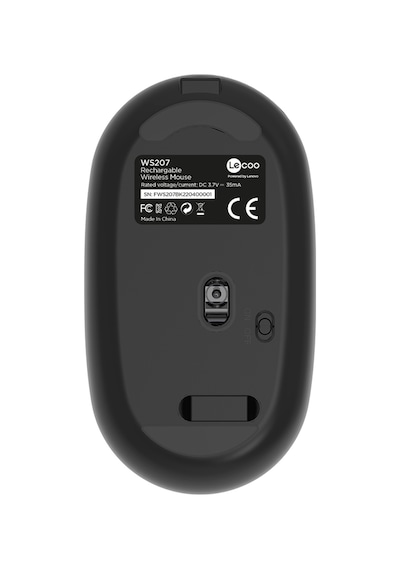 Lecoo WS207 Kablosuz 1600DPI 4 Tuşlu Sessiz Şarj Edilebilir Kompakt Optik Mouse