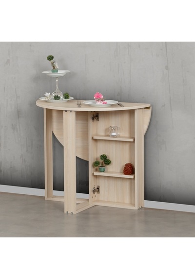 Pasifichome Middle Açılır Kapanır Mutfak Masası Meşe / Yuvarlak Yemek Masası