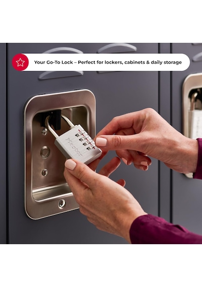 Master Lock Kendi Kombinasyon Asma Kilidinizi Ayarlayın, 4'lü Pak