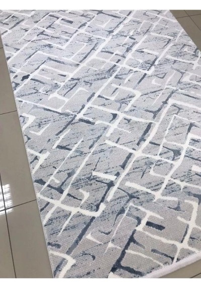 Padişah Halı Sümela 39141 030 Serisi Akrilik Salon Oturma Yatak Odası Halısı Mavi - Gri